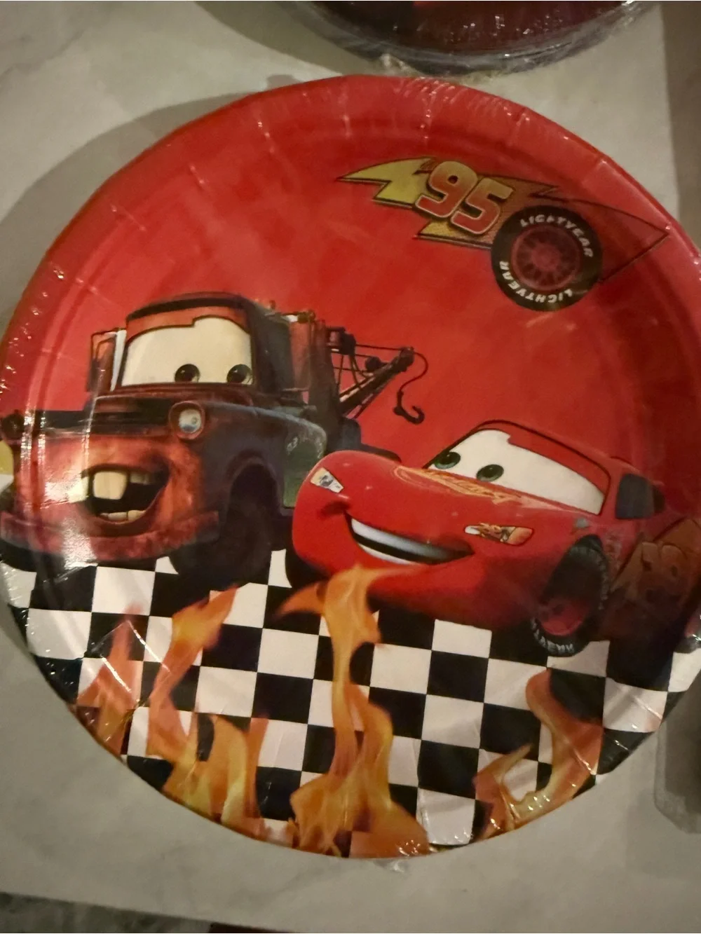 NEW Disney Pixar Cars Birthday Party Tableware Supplies Bundle 120 pieces total